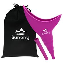 Load image into Gallery viewer, Female Urination Device,Reusable Silicone Female Urinal Foolproof Women Pee Funnel Allows Women to Pee Standing Up,Women's Urinal with Drawstring Bags is The Perfect Companion for Travel and Outdoor