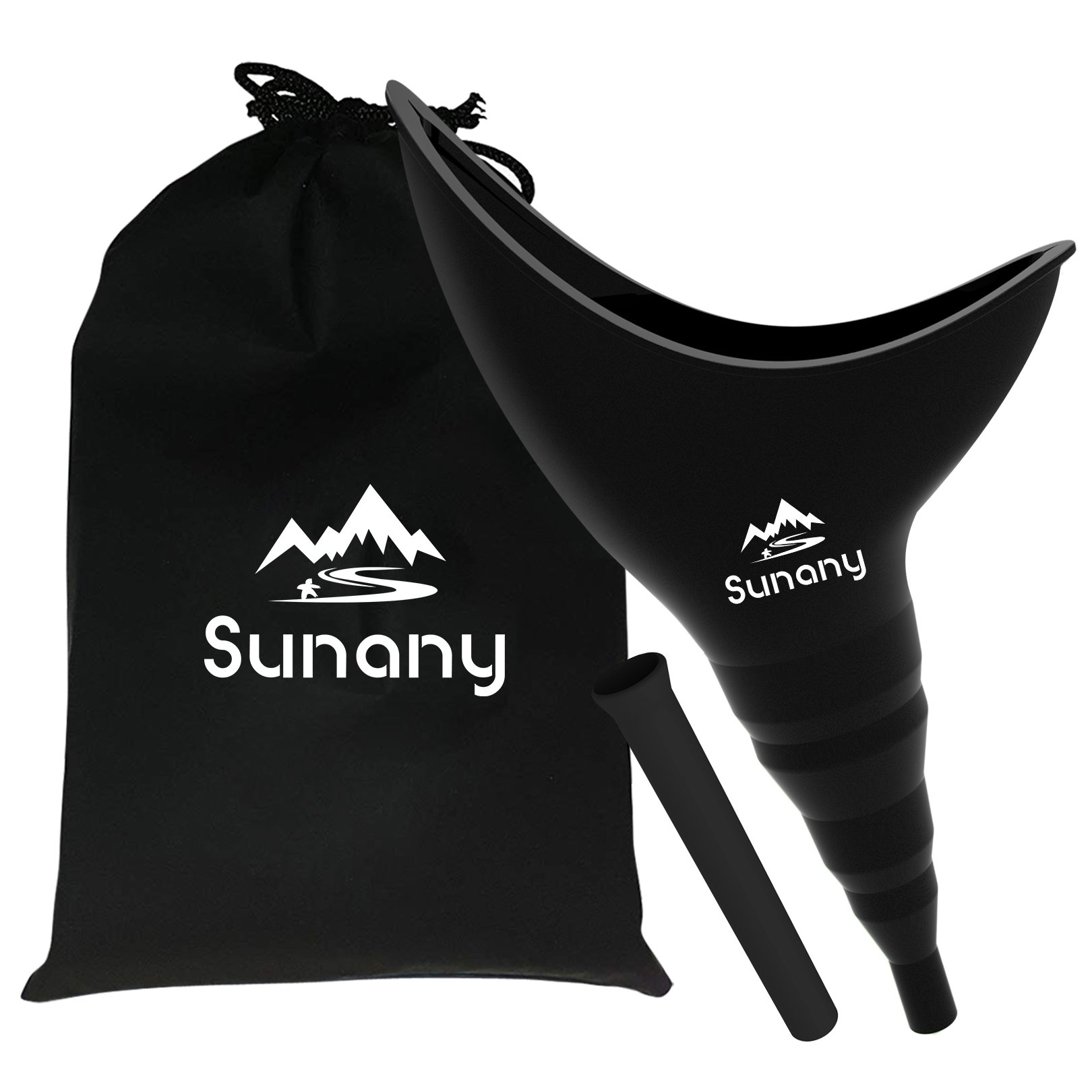 Female Urination Device,Reusable Silicone Female Urinal Foolproof Women Pee Funnel Allows Women to Pee Standing Up,Women's Urinal with Drawstring Bags is The Perfect Companion for Travel and Outdoor