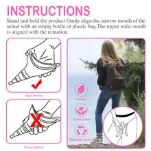 Load image into Gallery viewer, Female Urination Device,Reusable Silicone Female Urinal Foolproof Women Pee Funnel Allows Women to Pee Standing Up,Women's Urinal with Drawstring Bags is The Perfect Companion for Travel and Outdoor