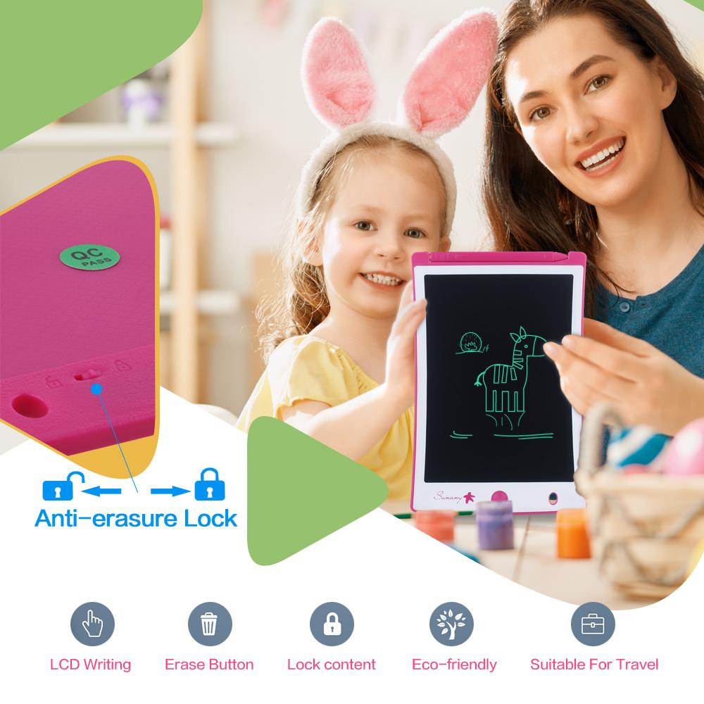 LCD Writing Tablet,8.5-inch Electronic Drawing Board and Doodle Board The Toys Gifts for Kids at Home and School