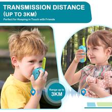 Load image into Gallery viewer, Sunany Walkie Talkies for Kids,Toys for 3-12 Year Old Boys Girls,2 Pack Kids Walkie Talkies Long Range 3 KMs with 22 Channels 2 Way Radio,Birthday Gifts for Children to Outside Adventure