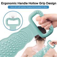Load image into Gallery viewer, Silicone Back Scrubber for Shower, Lengthen & Soft Back Washer, Bath Body Brush with Handles for Deep Cleaning, Exfoliating and Massaging ( 30-Inch) 148 / 5000 翻译结果