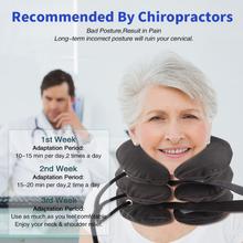 Load image into Gallery viewer, Cervical Neck Traction Device &Inflatable Adjustable Neck Stretcher Provide Neck Support Neck Traction and Neck Pain Relief,Neck Brace and Cervical Traction Device is The Neck Care Equipment