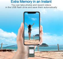 Load image into Gallery viewer, Sunany USB Flash Drive 256GB, Photo Stick Memory External Data Storage Thumb Drive Compatible with iPhone, iPad, Android, PC and More Devices